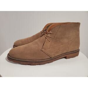 GAP Vintage Mens Italian Suede Leather Chukka Oxford Size 11 Tan Boot Shoe Rare